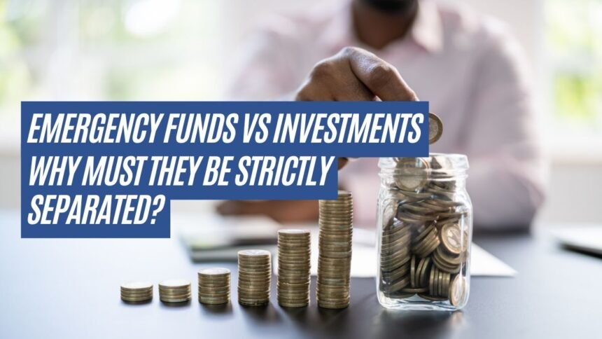 Emergency Funds vs. Investments Why Must They Be Strictly Separated