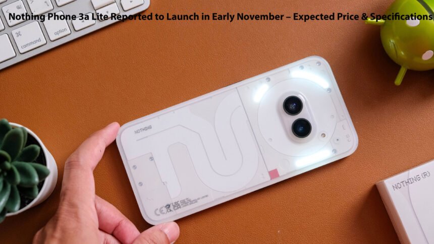 Nothing Phone 3a Lite