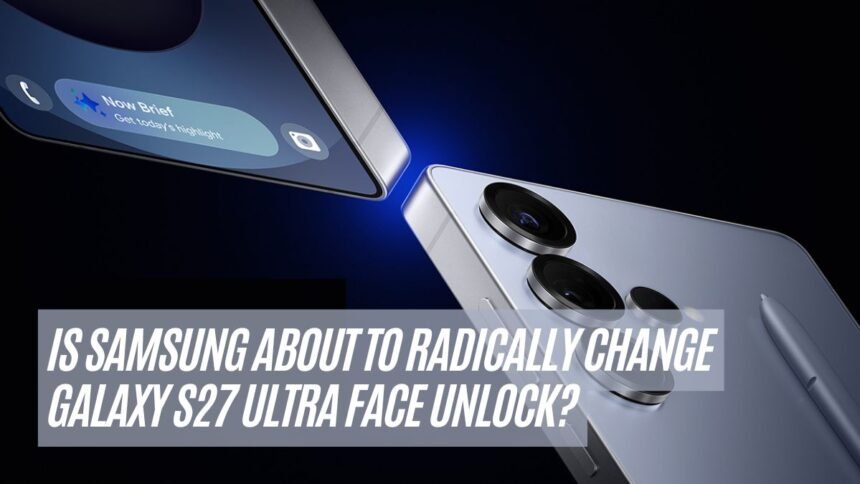 Is Samsung About to Radically Change Galaxy S27 Ultra Face Unlock