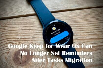 Google Keep for Wear OS