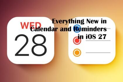 Calendar and Reminders