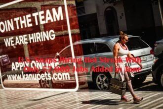 U.S. Snaps Hiring